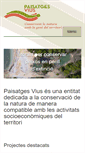 Mobile Screenshot of paisatgesvius.org